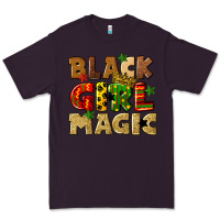 Plum black girl magic juneteenth Premium Tee - CowGirlArtShop