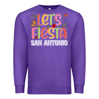 Purple lets fiesta san antonio Premium Sweatshirt - JahusDesignShop