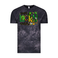 Cloud Black St. Patrick's Day One lucky Nurse Vintage Tee - OliviaCreatesArt
