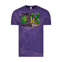 Cloud Purple St. Patrick's Day One lucky Nurse Vintage Tee - OliviaCreatesArt