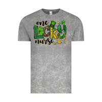 Cloud Rock St. Patrick's Day One lucky Nurse Vintage Tee - OliviaCreatesArt