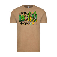 Vintage Coffee St. Patrick's Day One lucky Nurse Vintage Tee - OliviaCreatesArt