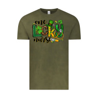 Vintage Olive St. Patrick's Day One lucky Nurse Vintage Tee - OliviaCreatesArt