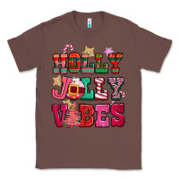 Chestnut holly jolly vibes pink christmas Classic Tee - CowGirlArtShop