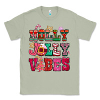 Matcha holly jolly vibes pink christmas Classic Tee - CowGirlArtShop