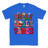 True Royal holly jolly vibes pink christmas Classic Tee - CowGirlArtShop
