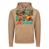 Vintage Coffee game day vibes Vintage Hoodie - BundleAndBundleShop