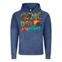 Vintage Denim game day vibes Vintage Hoodie - BundleAndBundleShop
