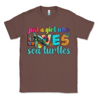 Chestnut just a girl who loves sea turtle Classic Tee - Artiststas