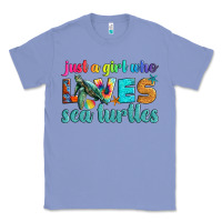 Colony Blue just a girl who loves sea turtle Classic Tee - Artiststas