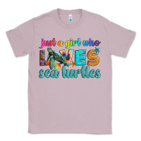 Lilac just a girl who loves sea turtle Classic Tee - Artiststas