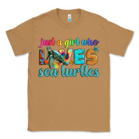 Toasted Coconut just a girl who loves sea turtle Classic Tee - Artiststas