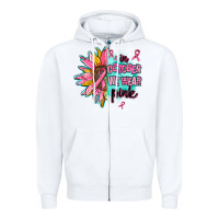Sunflower In October We Wear Pink Zipper Hoodie | Teevron