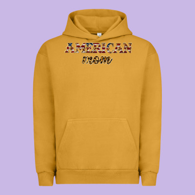 American Mom Urban Hoodie Designed By Jahusdesignshop
