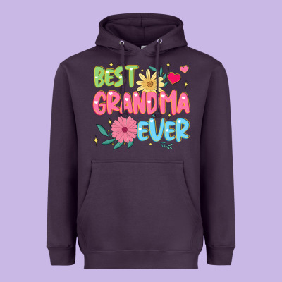 Best Grandma Ever Heavyweight Hoodie Designed By Jahusdesignshop