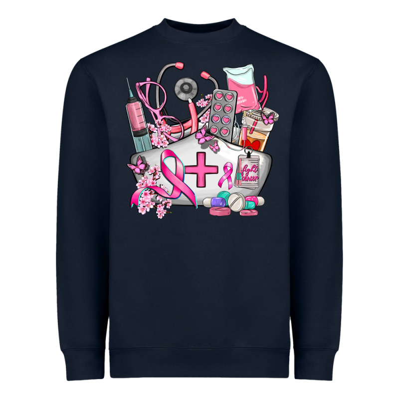 Nurse Cancer Heavyweight Sweatshirt by AdoDesignShop | Teevron