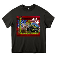 Asphalt hunting fishing & farming everyday Heavy Core Tee - TumblerDesignByShophia