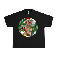 Black Cockapoo Christmas Urban Heavy Tee - RanaPortraitStore
