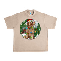 French Oak Cockapoo Christmas Urban Heavy Tee - RanaPortraitStore