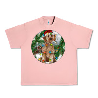 Salmon Cockapoo Christmas Urban Heavy Tee - RanaPortraitStore