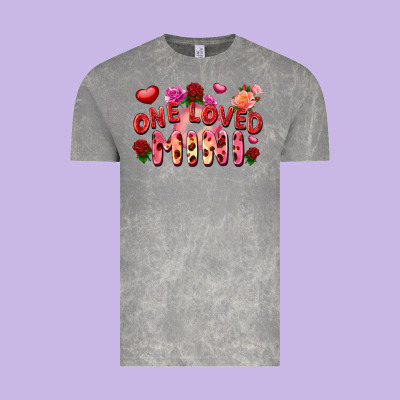 One Loved Mini Valentine's Day Vintage Tee Designed By Fadigitalartstudio
