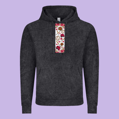 Baseball Pen Wraps Vintage Hoodie Designed By Bundleandbundleshop