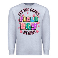 Heather Grey field day let the games begin Premium Sweatshirt - JahusDesignShop