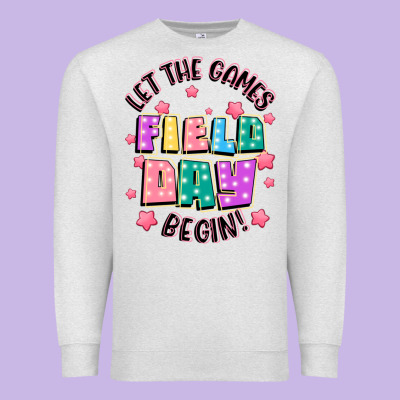 Field Day Let The Games Begin Premium Sweatshirt Designed By Jahusdesignshop