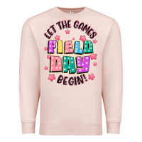 Pale Pink field day let the games begin Premium Sweatshirt - JahusDesignShop