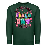 Sports Green field day let the games begin Premium Sweatshirt - JahusDesignShop