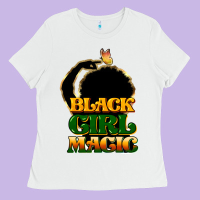 Black Magic Girl Ladies Tee Designed By Howdyjamesfarm