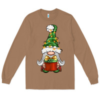 Toasted Coconut Christmas Gnome With Gift Long Sleeve Tee - BundleAndBundleShop