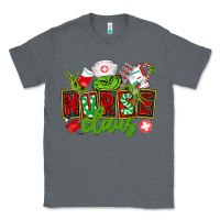 Charcoal Heather nurse claus christmas Classic Tee - CowGirlArtShop