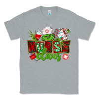 Heather Grey nurse claus christmas Classic Tee - CowGirlArtShop