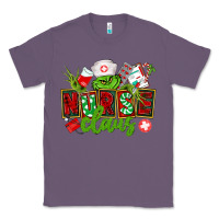 Lavender nurse claus christmas Classic Tee - CowGirlArtShop