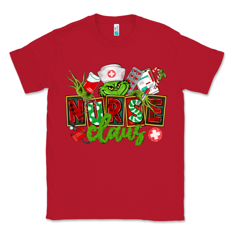 Nurse Claus Christmas Classic Tee by CowGirlArtShop | Teevron