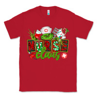 Red nurse claus christmas Classic Tee - CowGirlArtShop