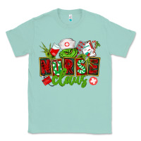 Seafoam nurse claus christmas Classic Tee - CowGirlArtShop