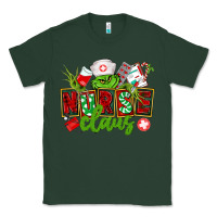 Sports Green nurse claus christmas Classic Tee - CowGirlArtShop
