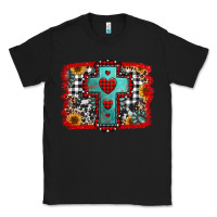 Black Christmas cross with background Classic Tee - Jasminsmagicworld
