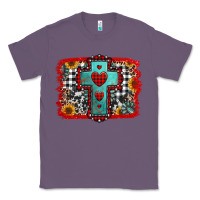 Lavender Christmas cross with background Classic Tee - Jasminsmagicworld