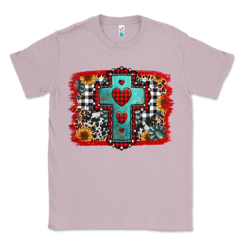 Christmas Cross With Background Classic Tee by Jasminsmagicworld | Teevron
