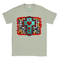 Matcha Christmas cross with background Classic Tee - Jasminsmagicworld
