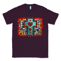 Plum Christmas cross with background Classic Tee - Jasminsmagicworld