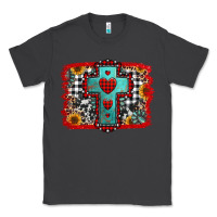 Smoke Christmas cross with background Classic Tee - Jasminsmagicworld