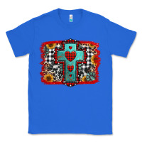 True Royal Christmas cross with background Classic Tee - Jasminsmagicworld