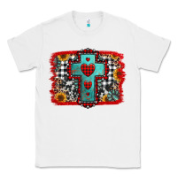 White Christmas cross with background Classic Tee - Jasminsmagicworld
