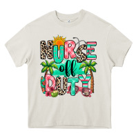 Cream nurse off duty summer break Heavy Core Tee - RanaPortraitStore