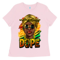 Bubblegum Pink Unapologetically dope afro Ladies Tee - HowdyJamesFarm