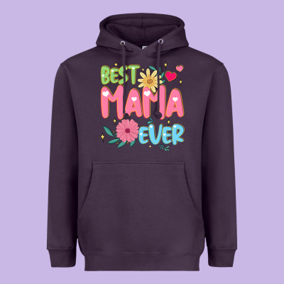 Best Mama Ever Heavyweight Hoodie Designed By Jahusdesignshop
